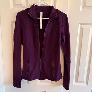 Lululemon Deep Plum Zip-Up Define Jacket size 8